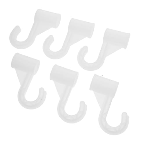 ROMISBABA 6 Stück Teiliges Kleiderstangenhalter Robuste Kleiderstangenhaken Kompatible Garderobenstangenhalterung für Stoffkleiderschränke Einfache Montage Weiße Kleiderschrank Zubehörteile ROMISBABA 6 Stück Teiliges Kleiderstangenhalter Robuste Kleiderstangenhaken Kompatible Garderobenstangenhalterung für Stoffkleiderschränke Einfache Montage Weiße Kleiderschrank Zubehörteile von ROMISBABA