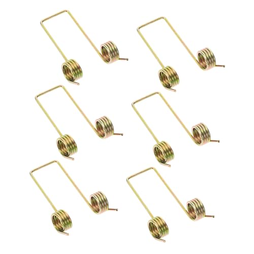 ROMISBABA 6 Stück Teiliges Kleine Metall torsionsfedern für Mülleimerdeckel Langlebige Ersatzteile mit Elastischem Design für Reibungslose Funktion und Stabile Nutzung bei Mülltonnen und ROMISBABA 6 Stück Teiliges Kleine Metall torsionsfedern für Mülleimerdeckel Langlebige Ersatzteile mit Elastischem Design für Reibungslose Funktion und Stabile Nutzung bei Mülltonnen und von ROMISBABA