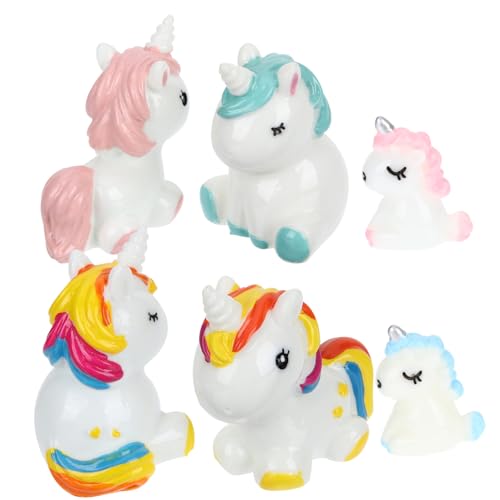 ROMISBABA 6 Stück Teiliges Mini Einhorn Resin Figuren Langlebige Garten Deko Niedliche Miniatur Modelle für Feengarten Bonsai und Puppenhaus Farbenfrohe Glücksbringer aus Hochwertigem ROMISBABA 6 Stück Teiliges Mini Einhorn Resin Figuren Langlebige Garten Deko Niedliche Miniatur Modelle für Feengarten Bonsai und Puppenhaus Farbenfrohe Glücksbringer aus Hochwertigem von ROMISBABA