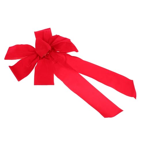 ROMISBABA 6 Stück Teiliges Rote Flanell Weihnachtsschleifen Wiederverwendbare Weihnachtsbaumdeko mit Weichem für Baum Treppengeländer Vorhänge und Geschenkkörbe Festliche Xmas Ornamente ROMISBABA 6 Stück Teiliges Rote Flanell Weihnachtsschleifen Wiederverwendbare Weihnachtsbaumdeko mit Weichem für Baum Treppengeländer Vorhänge und Geschenkkörbe Festliche Xmas Ornamente von ROMISBABA