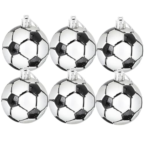 ROMISBABA 6 Stück Teiliges Weihnachtskugel mit Sportmotiven Bruchsichere Kunststoffanhänger für Weihnachtsbaumdekoration Party Deko und Foto Requisiten für Festliche Weihnachts und ROMISBABA 6 Stück Teiliges Weihnachtskugel mit Sportmotiven Bruchsichere Kunststoffanhänger für Weihnachtsbaumdekoration Party Deko und Foto Requisiten für Festliche Weihnachts und von ROMISBABA