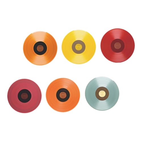 ROMISBABA 6 Stück Vinyl Schallplatten Wandaufkleber Retro Musik Dekoration Selbstklebend Vintage Stil für Wohnzimmer Bar Schlafzimmer Party ROMISBABA 6 Stück Vinyl Schallplatten Wandaufkleber Retro Musik Dekoration Selbstklebend Vintage Stil für Wohnzimmer Bar Schlafzimmer Party von ROMISBABA