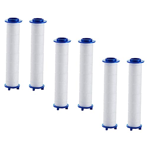 ROMISBABA 6Stücke Hochdruck Duschkopf Ersatzfilter Praktischer Wasserfilter für Regenduschen zu Installieren Reinigen Sicher und Langlebig für Optimalen von ROMISBABA