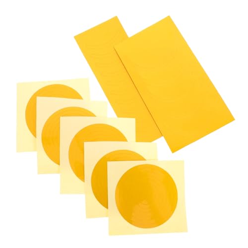 ROMISBABA 7 Blätter Manometeraufkleber Aufkleber Für Manometer Stempelplattform Schilder Mit Manometeranzeige Messgerät Trimmen Streifen Herstellung Yellow Reflektierende Folie von ROMISBABA