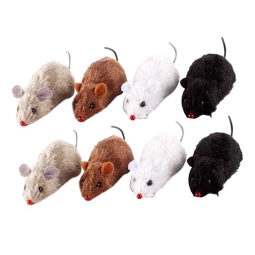 ROMISBABA 8stücke Aufzieh-mausspielzeug Für Katzen Plüsch Und Kunststoff Lebensecht Ohne Batterie Katzen-trainingsspielzeug Lustiges Spielzeug ROMISBABA 8stücke Aufzieh-mausspielzeug Für Katzen Plüsch Und Kunststoff Lebensecht Ohne Batterie Katzen-trainingsspielzeug Lustiges Spielzeug von ROMISBABA