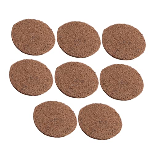 ROMISBABA 8 Stück Tauben-Waste Pads Für Nistpolster Nest Pad Haustier Taubennest Nistplatz Braune Vogelnestunterlage Tauben-Ei-pad Tauben-Ei-Matte Braune Taubeneiermatte Vogelnestmatte Kokos von ROMISBABA