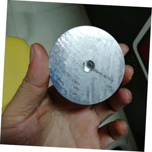 ROMISBABA 8 Stück Teiliges Aluminiumlegierung Rundscheiben Glas Tischplatten Adapter rutschfeste Unterlage für Couchtisch Büro Esstisch Geeignet Langlebig und Stabil von ROMISBABA