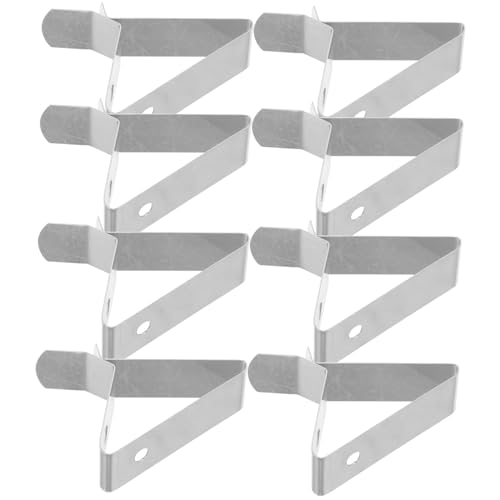 ROMISBABA 8 Stück Teiliges Lebensmittelthermometer Klammern Hitzebeständige Temperaturfühlerhalter für Grill Küche und Backen Stabile Metallclips mit Lochdurchmesser von ROMISBABA