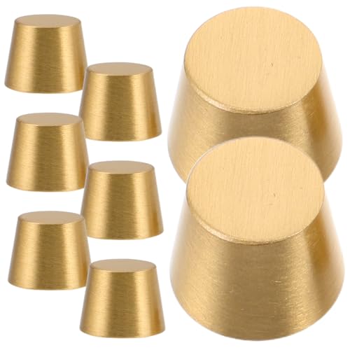 ROMISBABA 8stücke Konische Füße Aus Messing Für Holzschneidebretter Und Schmuckkästen Stabile Möbelfüße Für Servierplatten Und Dekorative Displays Langlebig Und Pflegeleicht von ROMISBABA