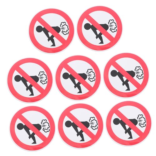 ROMISBABA 8 Stück Teiliges Nicht Farting Autoaufkleber Lustige Reflektierende Aufkleber für Autos Fenster und Türen für Taxis und Verkehrsmittel ROMISBABA 8 Stück Teiliges Nicht Farting Autoaufkleber Lustige Reflektierende Aufkleber für Autos Fenster und Türen für Taxis und Verkehrsmittel von ROMISBABA