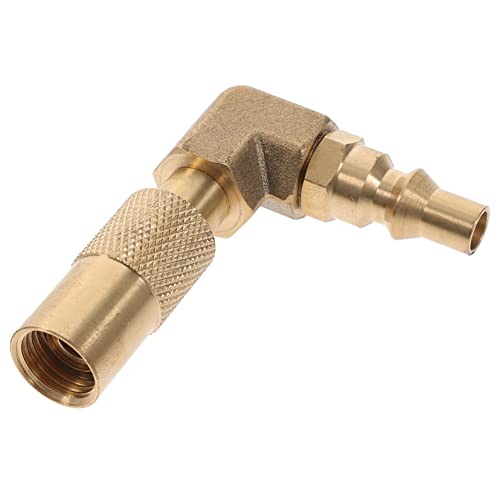 ROMISBABA 90Grad Propanadapter Rv Quick Connect für Grills Ellbogen Einfache Installation und Komfortabel Nutzung von ROMISBABA