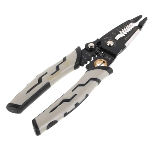 ROMISBABA Abisolierzange Crimpzange Drahtstripper für Auto Elektriker Werkzeug Robust Multifunktional mit Ergonomischem Griff Sicher und Langlebig für Kabelschuhe und Drahtverarbeitung von ROMISBABA