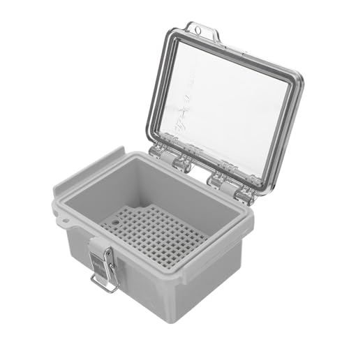ROMISBABA Abs Wasserdichte Anschlussdose mit Edelstahlverschluss Robustes Abs Gehäuse Transparente Abdeckung Wetterfest für Außen und Innenbereiche Vielseitige Elektronik Verteilerdose mit von ROMISBABA