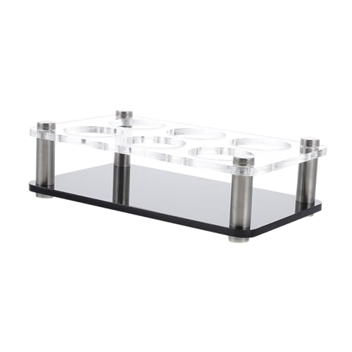 ROMISBABA Acryl Shotglashalter mit Flacher Basis Multifunktional als Bar Party servierständer Stabiler Tischhalter für Shotgläser Stilvolles Design und Langlebige Verarbeitung ROMISBABA Acryl Shotglashalter mit Flacher Basis Multifunktional als Bar Party servierständer Stabiler Tischhalter für Shotgläser Stilvolles Design und Langlebige Verarbeitung von ROMISBABA