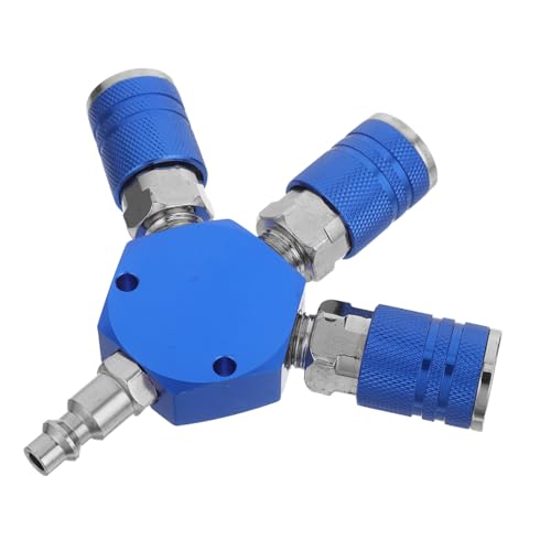 ROMISBABA Aluminium Luftverteiler Npt Schnellkupplungen Druckluftverteiler Schlauchverbinder Kompressor Zubehör Hohe Druckbeständigkeit Pneumatische Verbindung ROMISBABA Aluminium Luftverteiler Npt Schnellkupplungen Druckluftverteiler Schlauchverbinder Kompressor Zubehör Hohe Druckbeständigkeit Pneumatische Verbindung von ROMISBABA