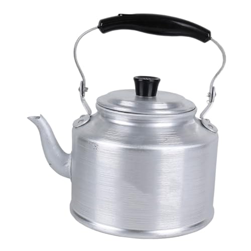 ROMISBABA Aluminium Teekessel mit Griff Hitzebeständig und Langlebig Schneller Wasserkessel für Haushalt Büro und Camping Komfortabler Griff Verformungsfest für Tee und Heißgetränke von ROMISBABA