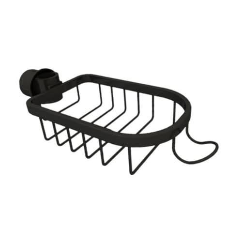 ROMISBABA Aluminium Wasserhahn Ablagekorb Rostfreier Schwammhalter für Küchenspüle Praktischer Organizer für Reinigungstücher Wasserabweisend und Platzsparend Geeignet für Badezimmer und von ROMISBABA