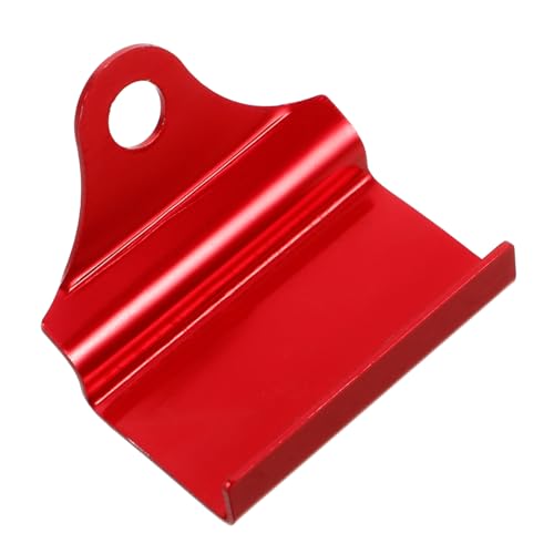ROMISBABA Aluminiumlegierung Motorrad Voltmeter Halterung Stabil Vielseitig Passend Einfache Montage Rot Offroad Zubehör Instrumentenhalter von ROMISBABA