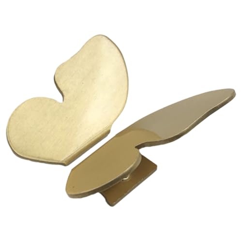 ROMISBABA Aluminiumlegierung Schmetterling Cabinet Door Pulls Modern Minimalist Möbelgriffe Einloch für Kommode Kleiderschrank Schminktisch ROMISBABA Aluminiumlegierung Schmetterling Cabinet Door Pulls Modern Minimalist Möbelgriffe Einloch für Kommode Kleiderschrank Schminktisch von ROMISBABA