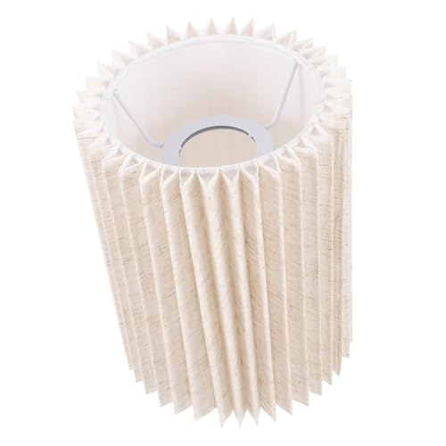 ROMISBABA Anti blende Lampenschirm aus Hochwertigem Stoff Formstabiler Tischlampenschirm Vielseitig für Schreibtischleuchte Kronleuchter und Wandleuchte Kreative Lichtdeko Beige ROMISBABA Anti blende Lampenschirm aus Hochwertigem Stoff Formstabiler Tischlampenschirm Vielseitig für Schreibtischleuchte Kronleuchter und Wandleuchte Kreative Lichtdeko Beige von ROMISBABA