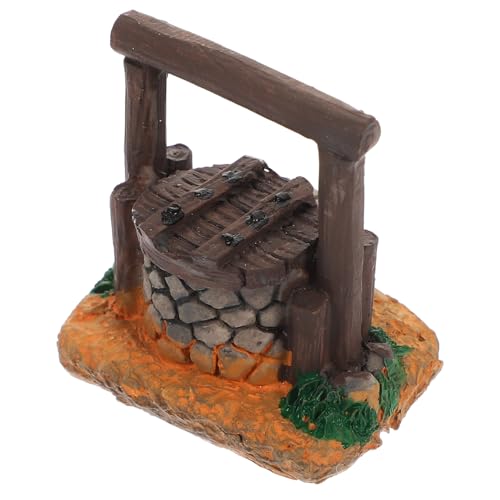 ROMISBABA Antike Wasser Brunnen Simulation Landschaft Szene Fisch Tank Schmuck von ROMISBABA