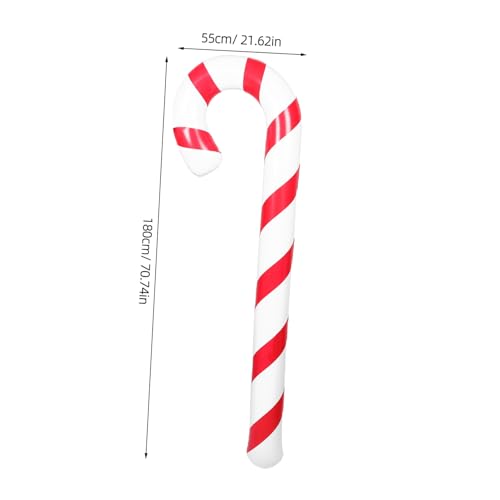 ROMISBABA Aufblasbare Zuckerstange PVC Weihnachtsdekoration Outdoor Mehrzweck Inflatable Candy Cane für Haus Büro Party Wiederverwendbar Einfache ROMISBABA Aufblasbare Zuckerstange PVC Weihnachtsdekoration Outdoor Mehrzweck Inflatable Candy Cane für Haus Büro Party Wiederverwendbar Einfache von ROMISBABA