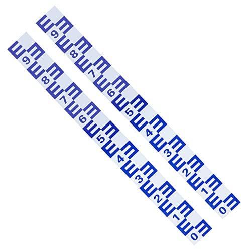 ROMISBABA Aufkleber für Wasserstandsanzeige Selbstklebender Reflektierender Wassermesser aus Langlebig und Korrosionsbeständig für Teiche und Zisternen ROMISBABA Aufkleber für Wasserstandsanzeige Selbstklebender Reflektierender Wassermesser aus Langlebig und Korrosionsbeständig für Teiche und Zisternen von ROMISBABA