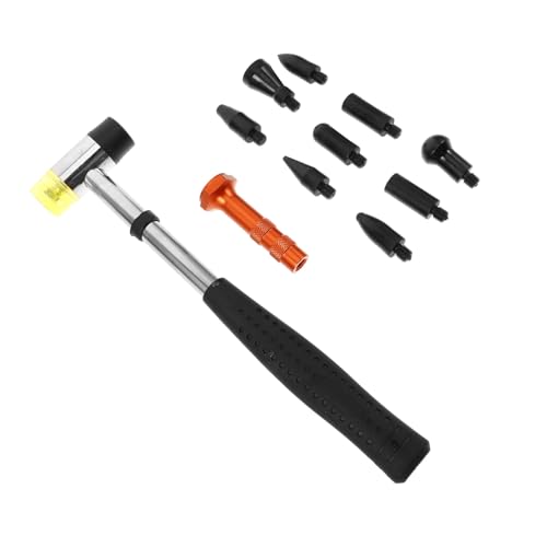 ROMISBABA Auto Dellen Reparatur Set mit Austauschbaren Nylonspitzen und Robustem Gummihammer Präzises Lackschaden Freies Ausbeulwerkzeug Zeitsparendes Karosserie Reparaturkit für ROMISBABA Auto Dellen Reparatur Set mit Austauschbaren Nylonspitzen und Robustem Gummihammer Präzises Lackschaden Freies Ausbeulwerkzeug Zeitsparendes Karosserie Reparaturkit für von ROMISBABA