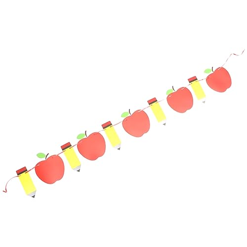 ROMISBABA Back To School Banner Apfel und Bleistift Motiven Teiliges Willkommens und Dankbarkeitsbanner für Klassenraum und Partydekoration ROMISBABA Back To School Banner Apfel und Bleistift Motiven Teiliges Willkommens und Dankbarkeitsbanner für Klassenraum und Partydekoration von ROMISBABA