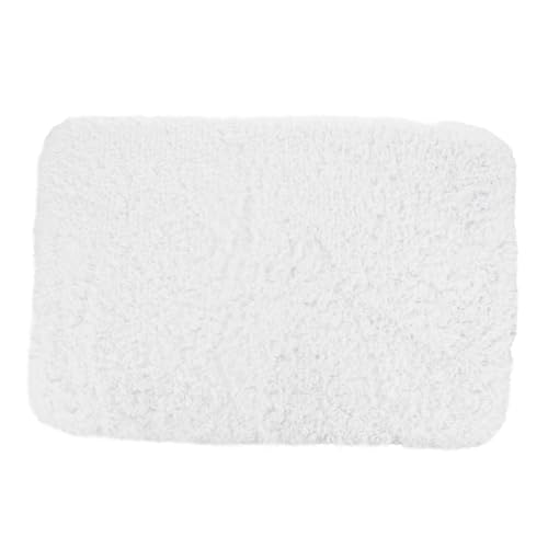 ROMISBABA Badezimmerteppich rutschfest Weiß Saugfähige Badematte aus Weichem Material Antibakterieller Badvorleger mit Schneller Trocknung Waschbare Fußmatte für Zuhause und Wc ROMISBABA Badezimmerteppich rutschfest Weiß Saugfähige Badematte aus Weichem Material Antibakterieller Badvorleger mit Schneller Trocknung Waschbare Fußmatte für Zuhause und Wc von ROMISBABA