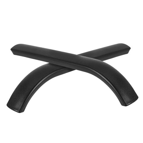 ROMISBABA Bürostuhl Armlehnenpolster aus Schwarzem Kunststoff Langlebige Ersatz Armstützen für Computer Trainings und Bürostühle Formstabil Vielseitig Kompatibel von ROMISBABA