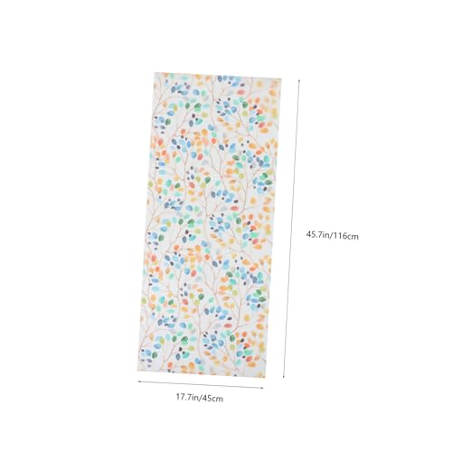 ROMISBABA Bunte Fensterfolie mit Blättermotiv Statisch Haftend Blickdicht Wiederverwendbar Zuschneidbar Sichtschutzfolie für Badezimmer Schlafzimmer Wohnzimmer und Glastüren ROMISBABA Bunte Fensterfolie mit Blättermotiv Statisch Haftend Blickdicht Wiederverwendbar Zuschneidbar Sichtschutzfolie für Badezimmer Schlafzimmer Wohnzimmer und Glastüren von ROMISBABA
