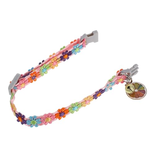 ROMISBABA Buntes Katzenhalsband mit Elastischem Spitzenblumen Design Leichtes Hautfreundliches Kätzchen mit Glocke für und Kleine Hunde Festlich und Langlebig Breit Verstellbar ROMISBABA Buntes Katzenhalsband mit Elastischem Spitzenblumen Design Leichtes Hautfreundliches Kätzchen mit Glocke für und Kleine Hunde Festlich und Langlebig Breit Verstellbar von ROMISBABA