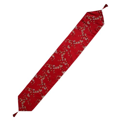 ROMISBABA Chic Chinesischer Tischläufer aus Hochwertigem rutschfest Modern Geeignet für Esstisch Hochzeit Party Dresser Table Flag Dekorative Tischdecke von ROMISBABA