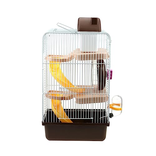 ROMISBABA Chinchillakäfig Hamster hamsterspielzeug schiebe Nagerkäfig dekoflasche nager käfig Hamster cage einräder trinkflasvhe dekofenster Hamsterkäfig Haustierkäfig Coffee ROMISBABA Chinchillakäfig Hamster hamsterspielzeug schiebe Nagerkäfig dekoflasche nager käfig Hamster cage einräder trinkflasvhe dekofenster Hamsterkäfig Haustierkäfig Coffee von ROMISBABA