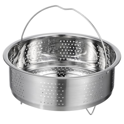 ROMISBABA Dampfkorb Edelstahl Dämpfeinsatz mit Feinen Löchern für Reis und Gemüse Langlebiges Dampfgareinsatz mit Polierten Kanten Vielseitig für Dim Sum Meeresfrüchte Eier und ROMISBABA Dampfkorb Edelstahl Dämpfeinsatz mit Feinen Löchern für Reis und Gemüse Langlebiges Dampfgareinsatz mit Polierten Kanten Vielseitig für Dim Sum Meeresfrüchte Eier und von ROMISBABA