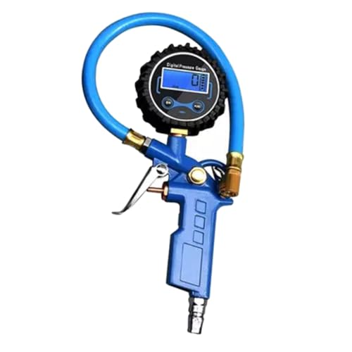 ROMISBABA Digitaler Reifenluftdruckmesser aus Robustem Metall Präzise Anzeige ohne Batterie Geeignet für Auto Suv Motorrad Fahrrad Einfache Einhandbedienung Verbesserte und von ROMISBABA