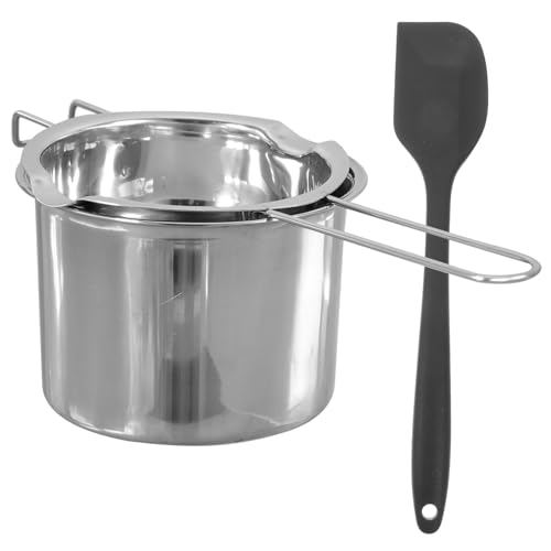 ROMISBABA Doppelkessel Schmelztopf aus Edelstahl mit Ergonomischem Griff und Schaber Hitzebeständig für Schokolade Butter Käse Wachs zum Backen und Kochen Zufällige Farbe Zufällige Farbe ROMISBABA Doppelkessel Schmelztopf aus Edelstahl mit Ergonomischem Griff und Schaber Hitzebeständig für Schokolade Butter Käse Wachs zum Backen und Kochen Zufällige Farbe Zufällige Farbe von ROMISBABA
