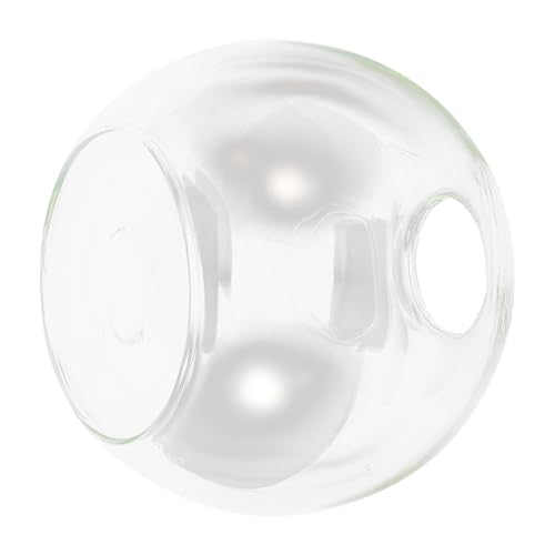 ROMISBABA Doppelöffnung Glas Lampenschirm Ersatz Transparent Runde Glaskugel Lampenschirm Pendelleuchte Leuchtenschirm für Wandlampe Wohnzimmer Beleuchtung ROMISBABA Doppelöffnung Glas Lampenschirm Ersatz Transparent Runde Glaskugel Lampenschirm Pendelleuchte Leuchtenschirm für Wandlampe Wohnzimmer Beleuchtung von ROMISBABA