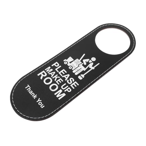 ROMISBABA Doppelseitiges Türschild aus hochwertigem Material Hotel Türhänger mit Bitte Reinigen Hinweis für Hotelzimmer Büro Lounge von ROMISBABA
