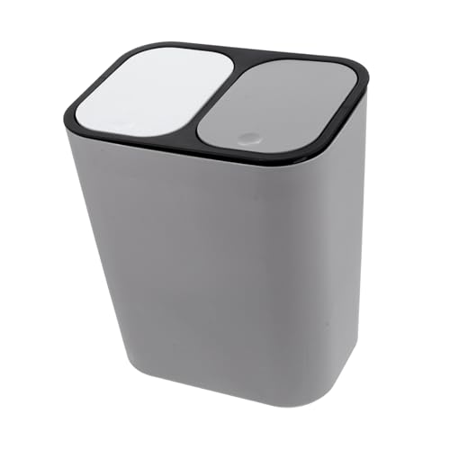 ROMISBABA Dualer Mülleimer mit Deckel Trockene und Nasse Abfalltrennung Robuster Geruchsdicht Küchen abfalleimer für Recycling und Haushaltsabfälle Platzsparend für Schlafzimmer und ROMISBABA Dualer Mülleimer mit Deckel Trockene und Nasse Abfalltrennung Robuster Geruchsdicht Küchen abfalleimer für Recycling und Haushaltsabfälle Platzsparend für Schlafzimmer und von ROMISBABA