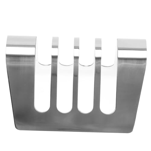 ROMISBABA Edelstahl Brotscheibenhalter Fach Toastständer mit Glatter Oberfläche für und Frühstück Praktische Aufbewahrung und Präsentation von Geschnittenem Brot und Toastscheiben ROMISBABA Edelstahl Brotscheibenhalter Fach Toastständer mit Glatter Oberfläche für und Frühstück Praktische Aufbewahrung und Präsentation von Geschnittenem Brot und Toastscheiben von ROMISBABA