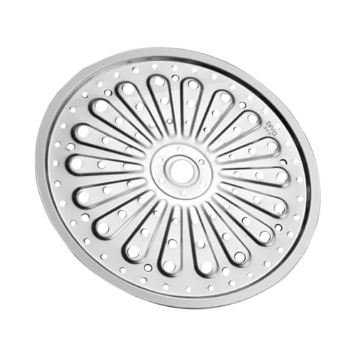 ROMISBABA Edelstahl Dämpfeinsatz Lebensmittelgeeignetes Dickes Dampfgareinsatz Regal für Kochtöpfe Multifunktionaler Steamer Shelf für Gemüse Fisch Gedämpfte Speisen Langlebig und von ROMISBABA