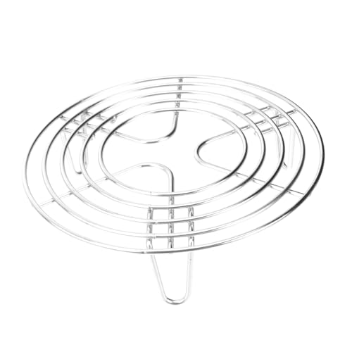 ROMISBABA Edelstahl Dampfeinsatz Dampfgarer Topf Dreibein Steamer Rack Hitzebeständig Küchen Zubehör für Haus und Gastronomie ROMISBABA Edelstahl Dampfeinsatz Dampfgarer Topf Dreibein Steamer Rack Hitzebeständig Küchen Zubehör für Haus und Gastronomie von ROMISBABA