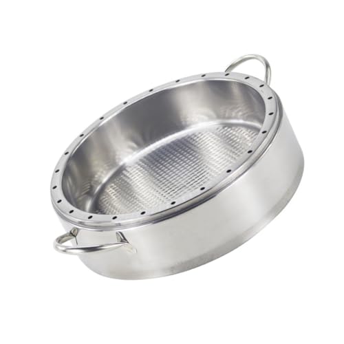 ROMISBABA Edelstahl Dampfeinsatz Dicker Küchen Dampfgarer Korb mit Doppelgriffen Vielseitiger Dämpfer für Gemüse Fisch Eier Buns Geeignet für Haushalt Restaurant Hotel Leicht zu Reinigen ROMISBABA Edelstahl Dampfeinsatz Dicker Küchen Dampfgarer Korb mit Doppelgriffen Vielseitiger Dämpfer für Gemüse Fisch Eier Buns Geeignet für Haushalt Restaurant Hotel Leicht zu Reinigen von ROMISBABA