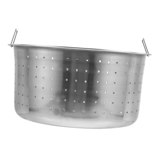 ROMISBABA Edelstahl Dampfgarer Einsatz Robustes Feines Lochdesign für Schnelle Effiziente Dämpfung Multifunktionaler Haushalts Dampfkorb für Reiskocher Zubehör Langlebig von ROMISBABA