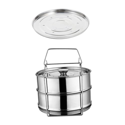 ROMISBABA Edelstahl Dampfgarer mit Doppelsteg Zwei Lagen Dampfkorb für Gemüse Fleisch Fisch Multifunktionaler Dampfgarer Einsatz Topf Kochen und Aufbewahrung Geruchsneutral Zeitsparend ROMISBABA Edelstahl Dampfgarer mit Doppelsteg Zwei Lagen Dampfkorb für Gemüse Fleisch Fisch Multifunktionaler Dampfgarer Einsatz Topf Kochen und Aufbewahrung Geruchsneutral Zeitsparend von ROMISBABA