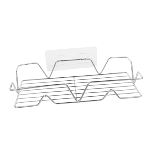 ROMISBABA Edelstahl Eckregal Ohne Bohren Hängeregal Selbstklebend Tragbar Für Bad Küche Unsichtbare Wandhalterung Stark Tragfähig Platzsparend ROMISBABA Edelstahl Eckregal Ohne Bohren Hängeregal Selbstklebend Tragbar Für Bad Küche Unsichtbare Wandhalterung Stark Tragfähig Platzsparend von ROMISBABA