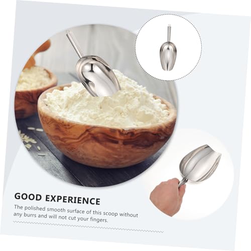 ROMISBABA Edelstahl Eisschaufel Multifunktional für Eiswürfel Zucker Getreide und Popcorn Rostfrei Ergonomisch für Partys Bars Buffets und Hochzeiten Einfach zu Reinigen ROMISBABA Edelstahl Eisschaufel Multifunktional für Eiswürfel Zucker Getreide und Popcorn Rostfrei Ergonomisch für Partys Bars Buffets und Hochzeiten Einfach zu Reinigen von ROMISBABA