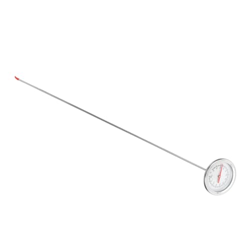 ROMISBABA Edelstahl Gartenthermometer mit Langer Sonde Analoges Bodenthermometer für Präzise Kompost Bodentemperaturmessung Langlebiges Leichtes Garten Gewächshaus-tool von ROMISBABA